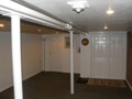 Finished room with carpet