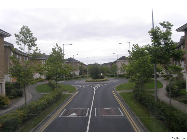 Empty Tyrrelstown streets