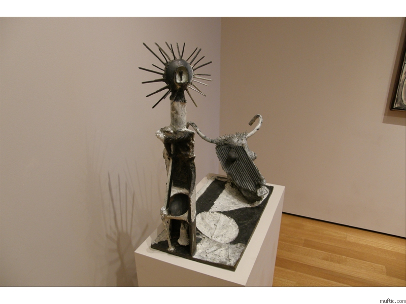 Pablo Picasso: Goat Skull and Bottle, 1951 - bronze