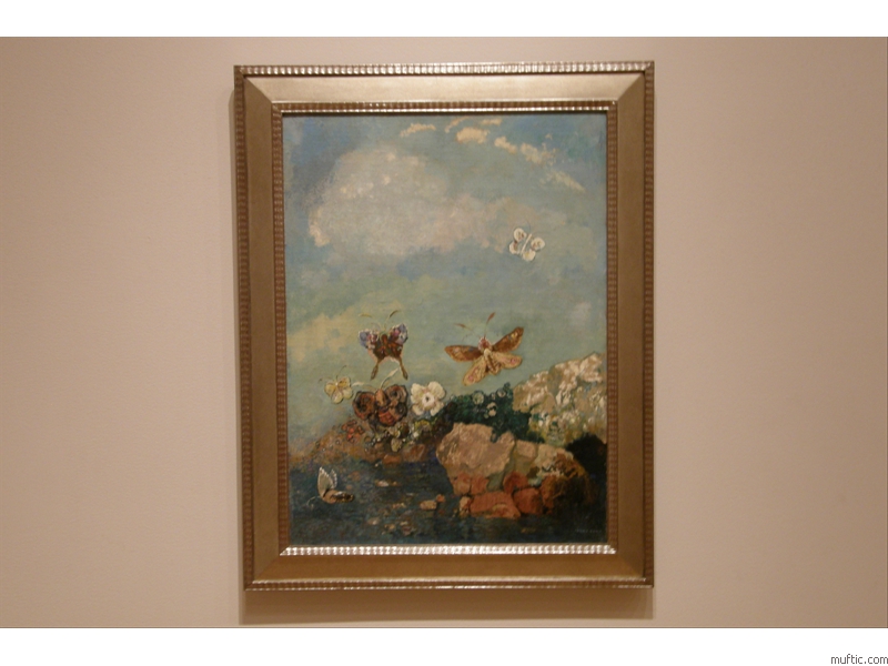 Odilon Redon: Butterflies, 1910 - oil