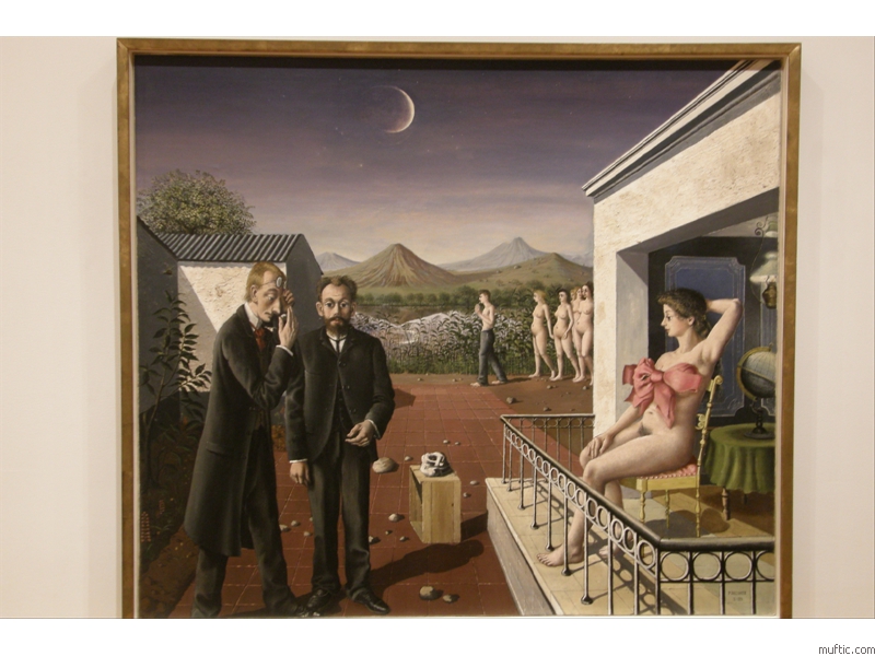 Paul Delvaux: Phases of the Moon, 1939 - oil