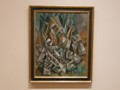 Pablo Picasso: Still Life with Liqueur Bottle, 1909 - oil